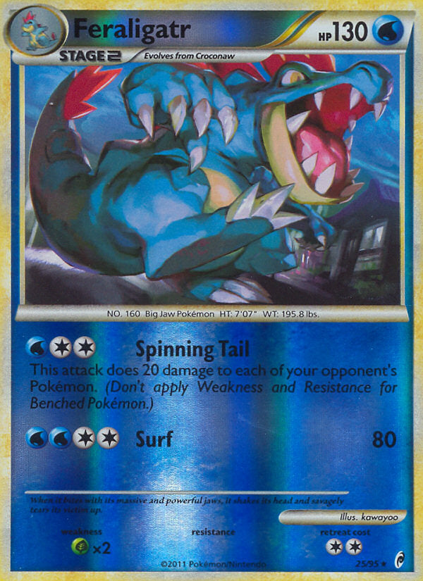Call of Legends Feraligatr #25/95 reverse holo
